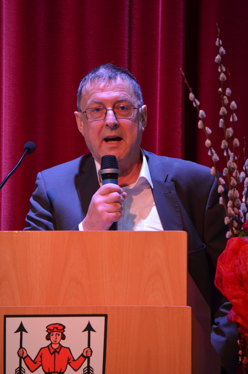 Horst Wenk, stellv. Hauptgeschftsfhrer des LBV erffnete den Gemsebautag 2024.